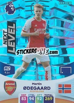 Sticker Martin Ødegaard - English Premier League 2023-2024. Adrenalyn XL - Panini