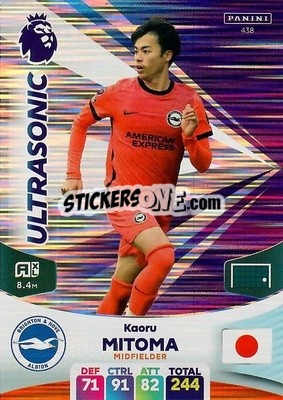 Sticker Kaoru Mitoma - English Premier League 2023-2024. Adrenalyn XL n. 438 - Panini