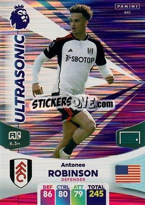 Figurina Antonee Robinson - English Premier League 2023-2024. Adrenalyn XL - Panini