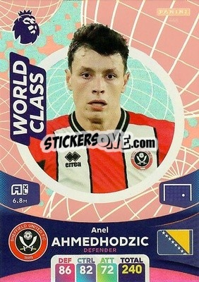 Sticker Anel Ahmedhodžić - English Premier League 2023-2024. Adrenalyn XL - Panini