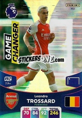 Sticker Leandro Trossard - English Premier League 2023-2024. Adrenalyn XL n. 452 - Panini