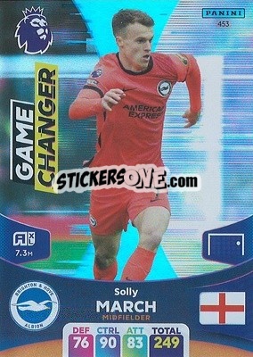 Sticker Solly March - English Premier League 2023-2024. Adrenalyn XL n. 453 - Panini