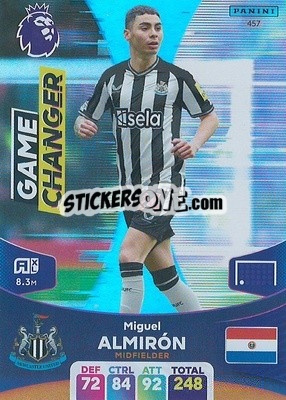 Figurina Miguel Almirón - English Premier League 2023-2024. Adrenalyn XL - Panini