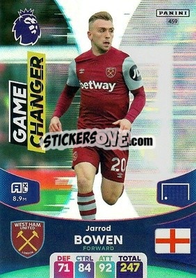 Sticker Jarrod Bowen - English Premier League 2023-2024. Adrenalyn XL n. 459 - Panini