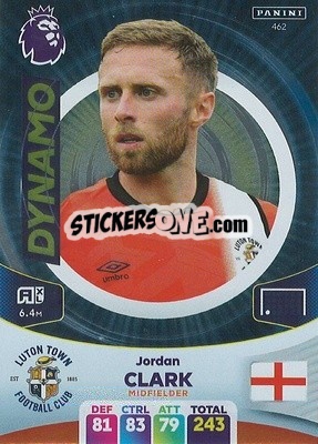 Sticker Jordan Clark - English Premier League 2023-2024. Adrenalyn XL n. 462 - Panini