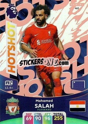 Sticker Mohamed Salah - English Premier League 2023-2024. Adrenalyn XL n. 465 - Panini