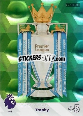 Sticker Premier League Trophy - English Premier League 2023-2024. Adrenalyn XL n. 468 - Panini