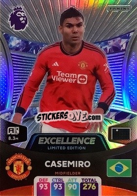 Sticker Casemiro - English Premier League 2023-2024. Adrenalyn XL - Panini