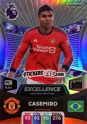 Sticker Casemiro - English Premier League 2023-2024. Adrenalyn XL n. E-C - Panini