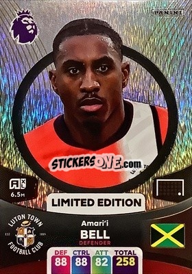 Sticker Amar'i Bell - English Premier League 2023-2024. Adrenalyn XL - Panini