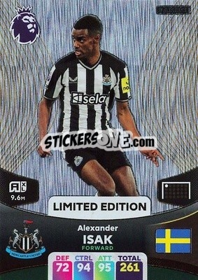 Sticker Alexander Isak - English Premier League 2023-2024. Adrenalyn XL n. LE-AIS - Panini