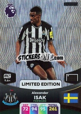 Figurina Alexander Isak - English Premier League 2023-2024. Adrenalyn XL - Panini