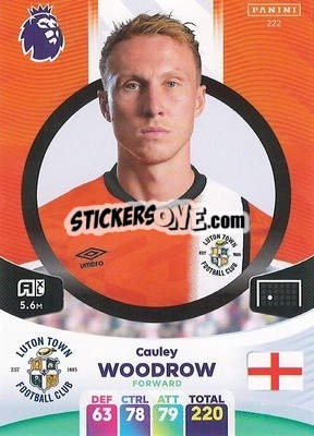 Sticker Cauley Woodrow - English Premier League 2023-2024. Adrenalyn XL n. 222 - Panini