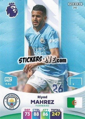 Sticker Riyad Mahrez - English Premier League 2023-2024. Adrenalyn XL - Panini
