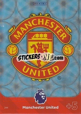 Sticker Club Crest Manchester United - English Premier League 2023-2024. Adrenalyn XL n. 244 - Panini