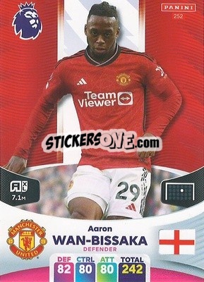 Sticker Aaron Wan-Bissaka - English Premier League 2023-2024. Adrenalyn XL - Panini