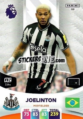 Sticker Joelinton - English Premier League 2023-2024. Adrenalyn XL - Panini