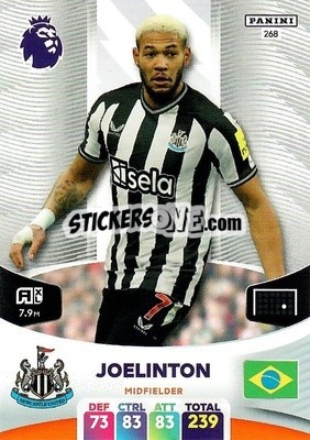 Sticker Joelinton - English Premier League 2023-2024. Adrenalyn XL n. 268 - Panini