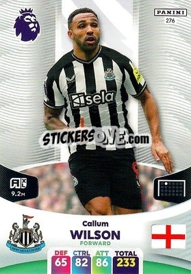 Sticker Callum Wilson - English Premier League 2023-2024. Adrenalyn XL n. 276 - Panini