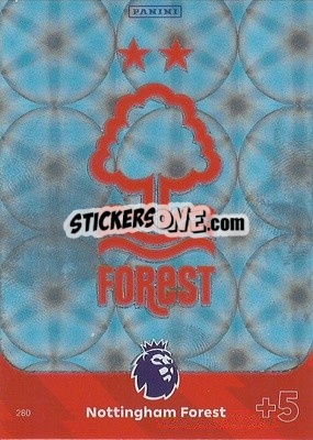 Sticker Club Crest Nottingham Forest - English Premier League 2023-2024. Adrenalyn XL - Panini
