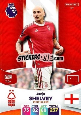 Sticker Jonjo Shelvey - English Premier League 2023-2024. Adrenalyn XL n. 289 - Panini