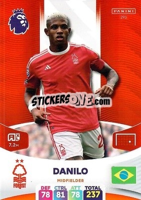 Sticker Danilo - English Premier League 2023-2024. Adrenalyn XL n. 293 - Panini