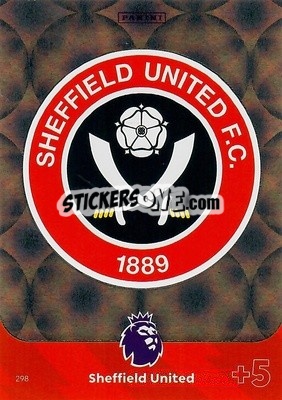 Figurina Club Crest Sheffield United - English Premier League 2023-2024. Adrenalyn XL - Panini