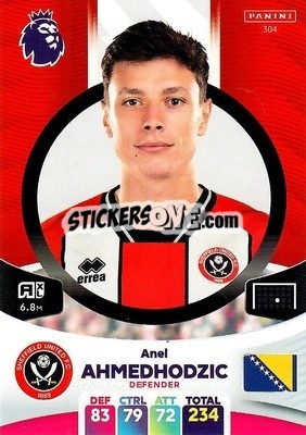 Cromo Anel Ahmedhodžić - English Premier League 2023-2024. Adrenalyn XL - Panini