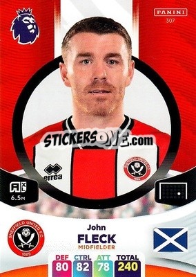 Sticker John Fleck - English Premier League 2023-2024. Adrenalyn XL - Panini