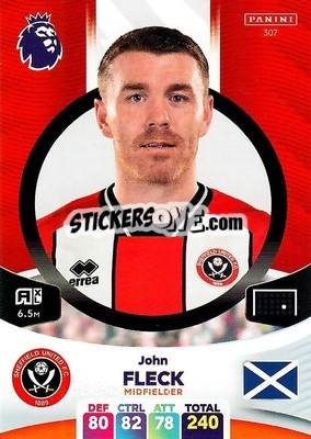 Sticker John Fleck - English Premier League 2023-2024. Adrenalyn XL n. 307 - Panini