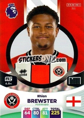 Figurina Rhian Brewster - English Premier League 2023-2024. Adrenalyn XL - Panini