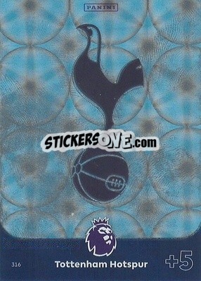 Sticker Club Crest Tottenham Hotspur - English Premier League 2023-2024. Adrenalyn XL n. 316 - Panini