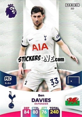 Sticker Ben Davies - English Premier League 2023-2024. Adrenalyn XL n. 323 - Panini