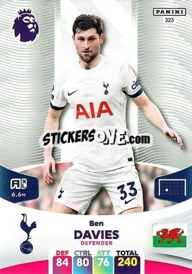 Cromo Ben Davies - English Premier League 2023-2024. Adrenalyn XL - Panini