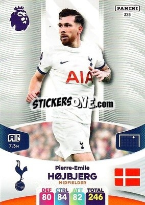 Sticker Pierre-Emile Højbjerg - English Premier League 2023-2024. Adrenalyn XL - Panini