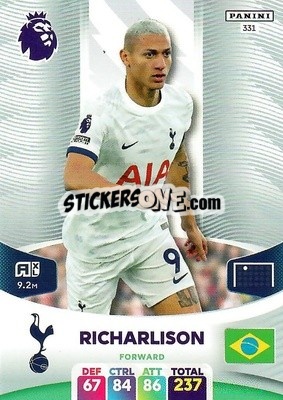 Sticker Richarlison - English Premier League 2023-2024. Adrenalyn XL n. 331 - Panini