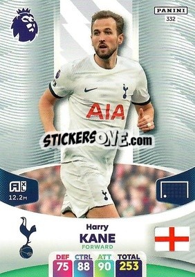 Sticker Harry Kane - English Premier League 2023-2024. Adrenalyn XL n. 332 - Panini
