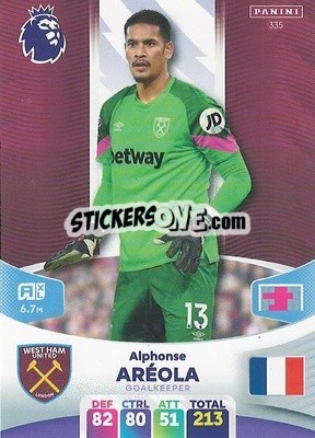 Sticker Areola - English Premier League 2023-2024. Adrenalyn XL - Panini