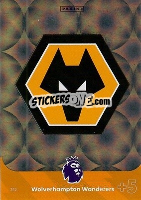 Sticker Club Crest Wolverhampton Wanderers - English Premier League 2023-2024. Adrenalyn XL - Panini
