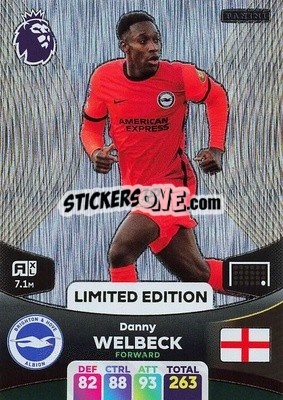 Cromo Danny Welbeck - English Premier League 2023-2024. Adrenalyn XL - Panini