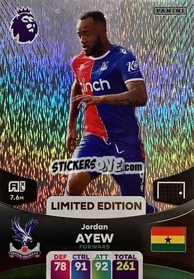 Figurina Jordan Ayew - English Premier League 2023-2024. Adrenalyn XL - Panini