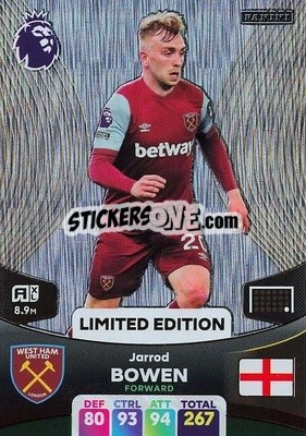 Sticker Jarrod Bowen - English Premier League 2023-2024. Adrenalyn XL n. LE-JB - Panini
