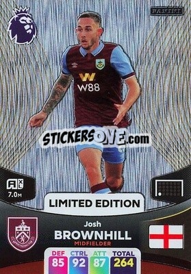 Sticker Josh Brownhill - English Premier League 2023-2024. Adrenalyn XL - Panini