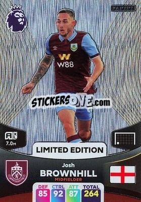 Figurina Josh Brownhill - English Premier League 2023-2024. Adrenalyn XL - Panini