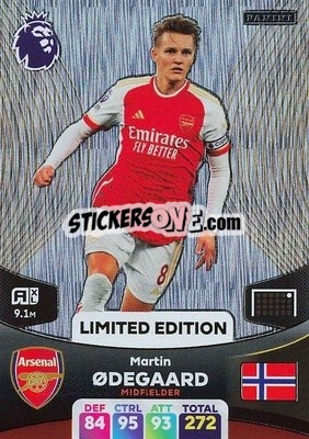 Cromo Martin Ødegaard - English Premier League 2023-2024. Adrenalyn XL - Panini