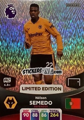 Cromo Nélson Semedo - English Premier League 2023-2024. Adrenalyn XL - Panini