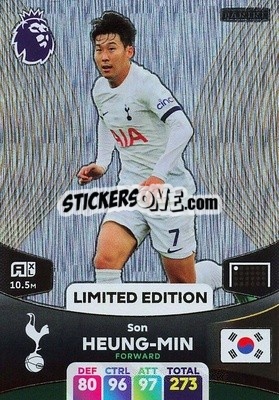 Figurina Son Heung-Min - English Premier League 2023-2024. Adrenalyn XL - Panini