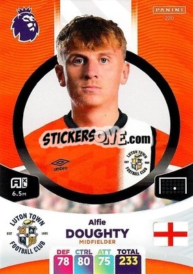 Sticker Alfie Doughty - English Premier League 2023-2024. Adrenalyn XL - Panini
