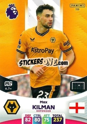 Sticker Max Kilman - English Premier League 2023-2024. Adrenalyn XL - Panini