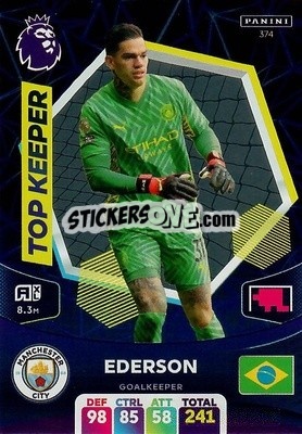 Sticker Ederson - English Premier League 2023-2024. Adrenalyn XL n. 374 - Panini